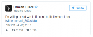 Lillard twitter