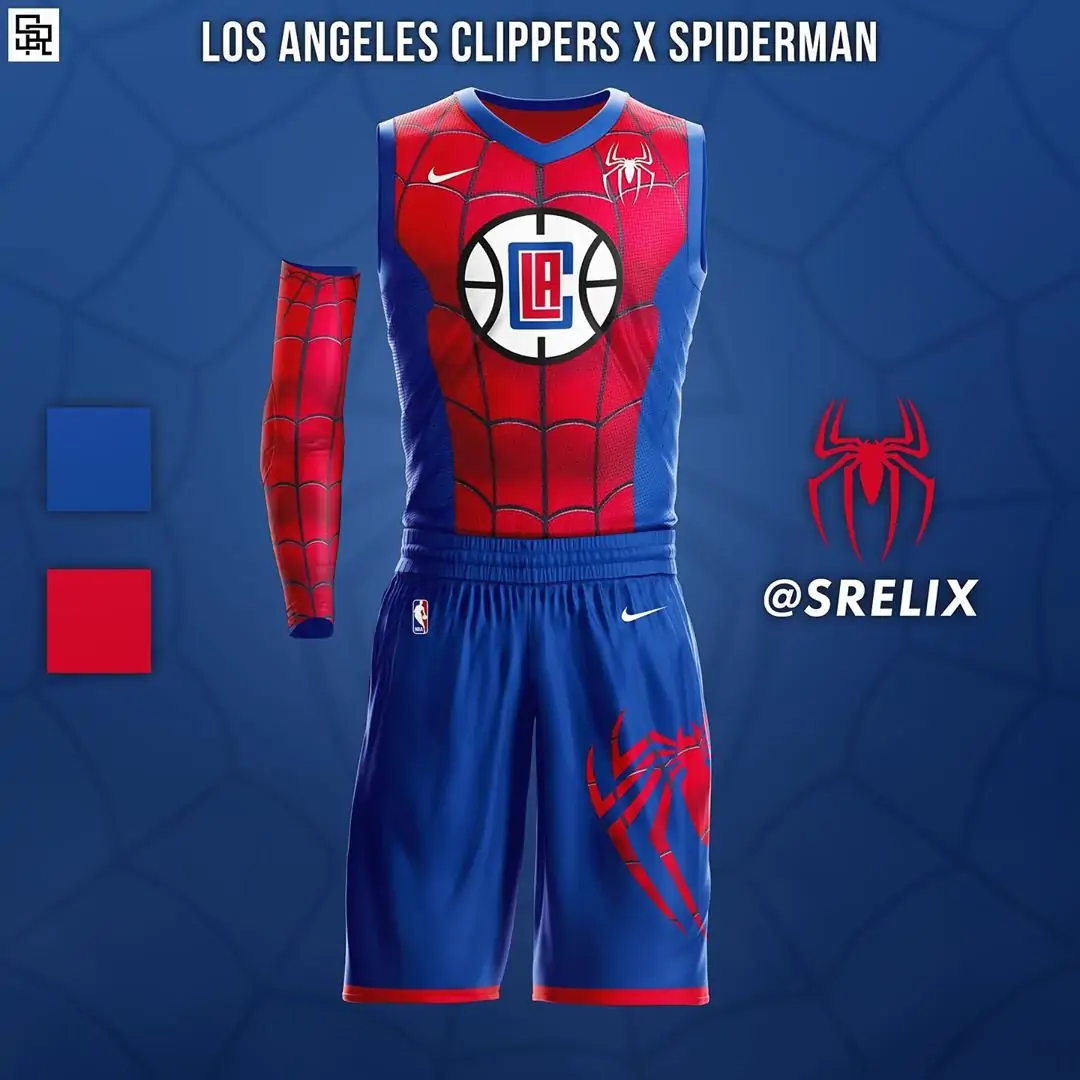 los angeles clippers spiderman