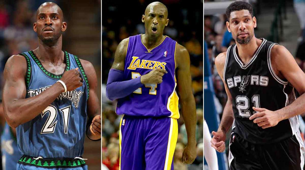 hall of fame kobe duncan garnett