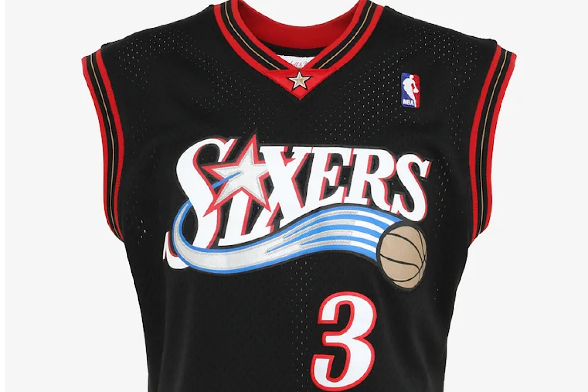 Sixers canotta nera Iverson