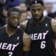 Wade LeBron Miami Heat