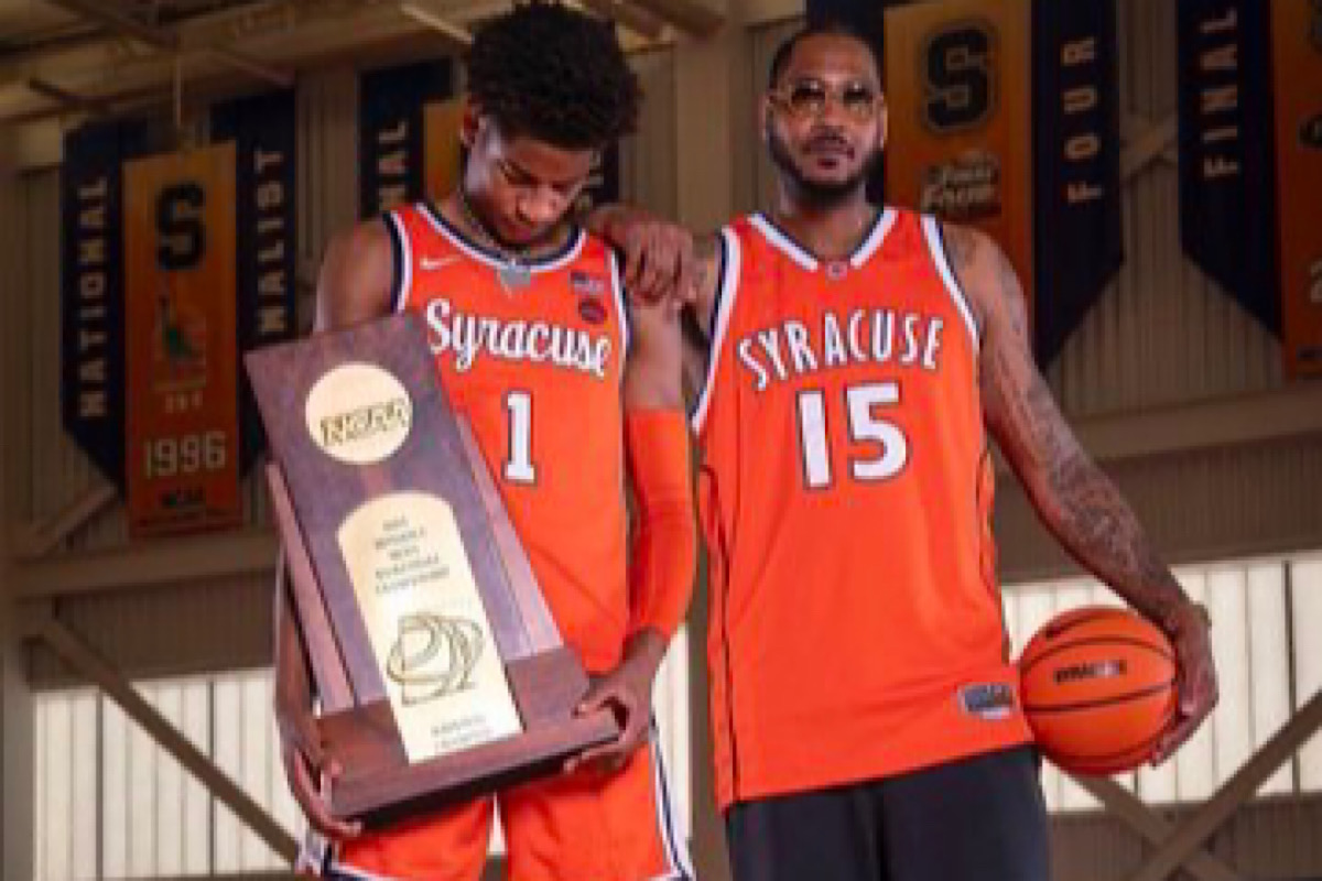 Kiyan e Carmelo Anthony a Syracuse