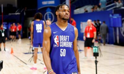 bronny james combine