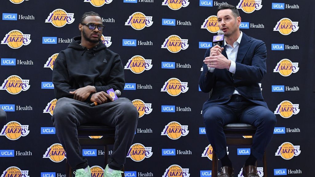 bronny james lakers