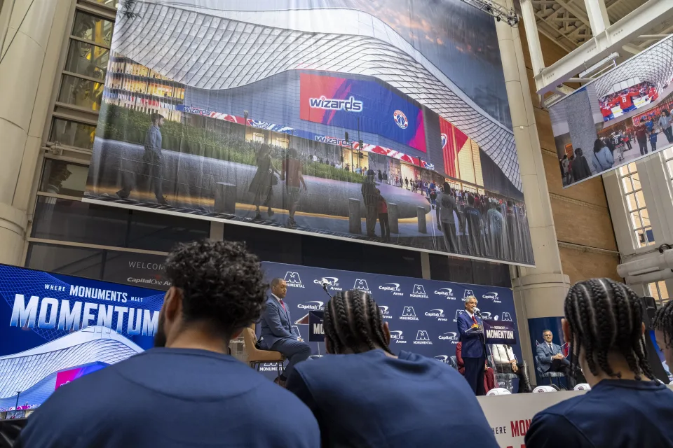Washington wizards nuovo palazzetto NBA